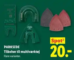 Lidl Parkside Tilbehør til multiværktøj tilbud