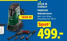 Lidl Click & Collect Parkside Højtryksrenser tilbud