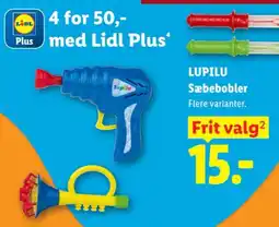 Lidl Lupilu Sæbebobler tilbud
