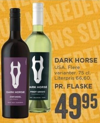 MENY Dark Horse 75 Cl tilbud