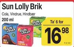 ABC Lavpris Sun Lolly Brik tilbud