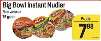 ABC Lavpris Big Bowl Instant Nudler tilbud