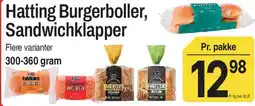 ABC Lavpris Hatting Burgerboller, Sandwichklapper tilbud