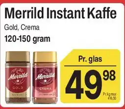 ABC Lavpris Merrild Instant Kaffe tilbud