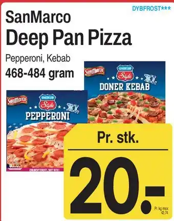 ABC Lavpris SanMarco Deep Pan Pizza tilbud