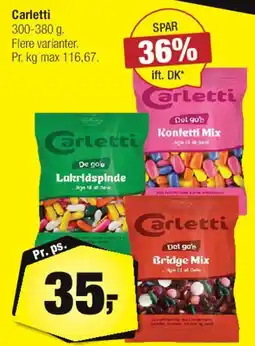 Calle Carletti / Carletti mixes tilbud