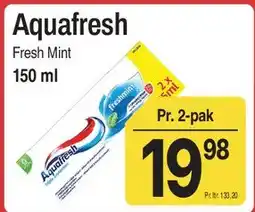 ABC Lavpris Aquafresh Fresh Mint 150 ml tilbud