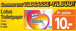 ABC Lavpris Lotus Toiletpapir Classic tilbud