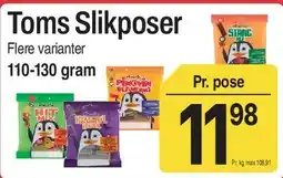 ABC Lavpris Toms Slikposer tilbud