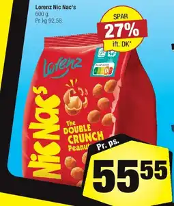 Calle Lorenz Nic Nac's The Double Crunch Peanut tilbud
