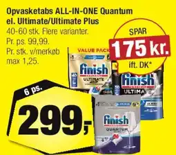 Calle Opvasketabs ALL-IN-ONE (Finish) tilbud
