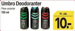 ABC Lavpris Umbro Deodoranter tilbud