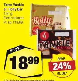 Calle Toms Yankee el. Holly Bar tilbud