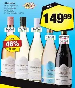 Calle Silverboom / assorterede vine (6 fl.) tilbud