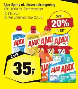 Calle Ajax Spray / Universalrengøring tilbud