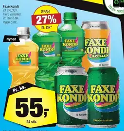 Calle Faxe Kondi (24 x 0,33 l) tilbud
