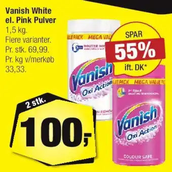 Calle Vanish (White / Pink pulver) tilbud