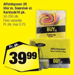 Calle Affaldsposer 20 liter tilbud