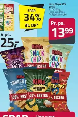 Fleggaard KiMs chips / snackmix tilbud