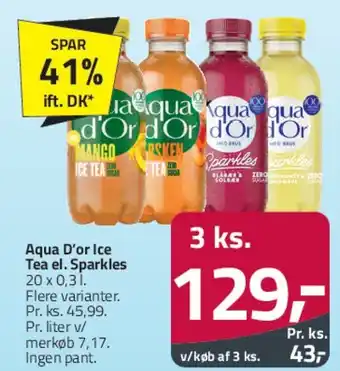 Fleggaard Aqua d'Or Ice Tea / Sparkles tilbud