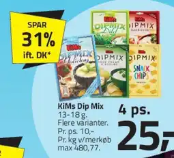 Fleggaard KiMs Dip Mix 4-pak tilbud