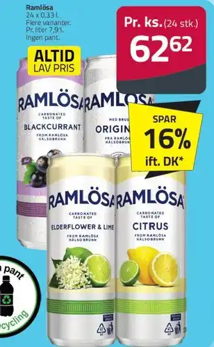 Fleggaard Ramlösa (24 stk.) tilbud