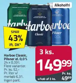 Fleggaard Harboe Classic / Pilsner tilbud