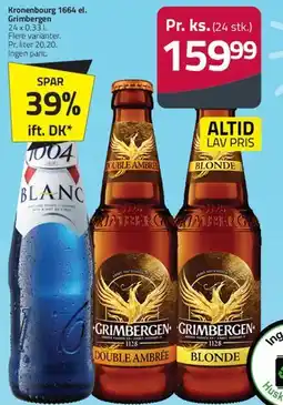 Fleggaard Grimbergen (Double Ambrée / Blonde) tilbud