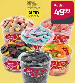 Fleggaard Red Band store bøtter (mix) tilbud