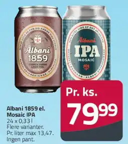 Fleggaard Albani 1859 / Mosaic IPA tilbud