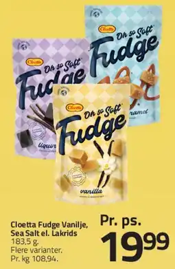 Fleggaard Cloetta Fudge tilbud