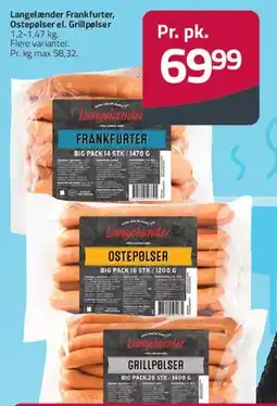 Fleggaard Langelænder pølser tilbud