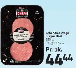 Fleggaard US Black Angus Denver / Kobe Style Wagyu Burger Beef tilbud