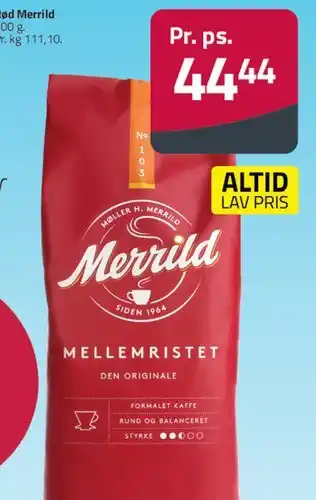 Fleggaard Merrild Mellemristet tilbud