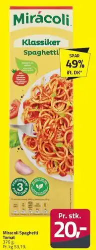 Fleggaard Miracoli Klassiker Spaghetti Tomat tilbud