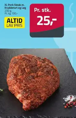 Fleggaard XL Pork Steak m. Krydderurt og Løg tilbud