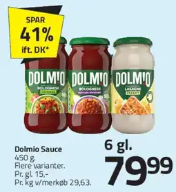 Fleggaard Dolmio Sauce (pakke) tilbud