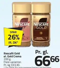 Fleggaard Nescafé Gold / Gold Crema tilbud