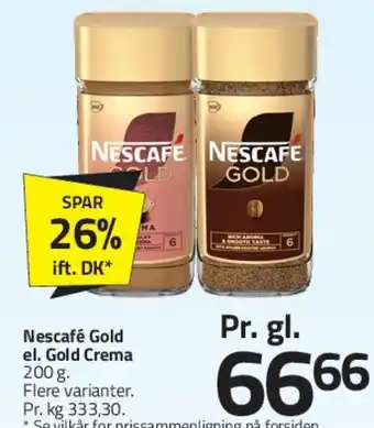Fleggaard Nescafé Gold / Gold Crema tilbud