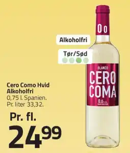 Fleggaard Cero Coma Hvid (alkoholfri) tilbud