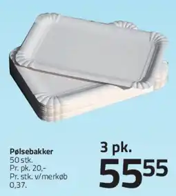 Fleggaard Pakkede engangsartikler (f.eks. pølsebakker / foliepakker) tilbud