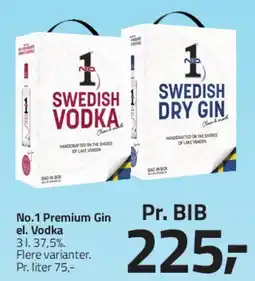 Fleggaard No.1 Premium (BIB) - Swedish Vodka / Swedish Dry Gin tilbud
