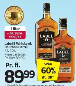 Fleggaard Label 5 (Whisky / Bourbon Barrel) tilbud