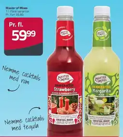 Fleggaard Master of Mixes — Strawberry & Margarita mixers tilbud