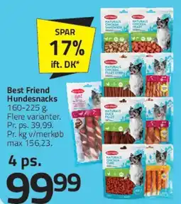 Fleggaard Best Friend Hundesnacks (4-pak) tilbud