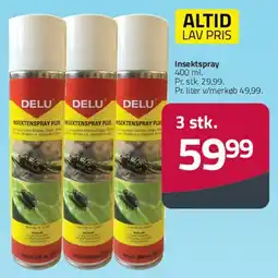 Fleggaard DELU Insektspray (3 stk) tilbud