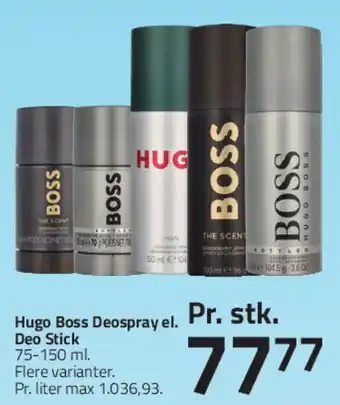 Fleggaard Hugo Boss Deospray / Deo Stick tilbud