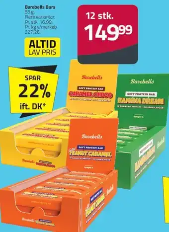 Fleggaard Barebells Bars (12 stk.) tilbud