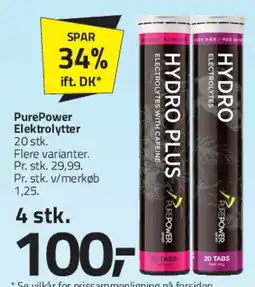 Fleggaard PurePower Elektrolytter / Hydro Plus tilbud