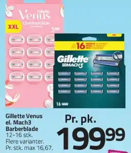 Fleggaard Gillette Venus / Mach3 barberblade (pakke) tilbud